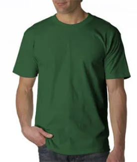 2905 Union Made: A Division of Bayside Adult Union Made Cotton Tee Forest Green