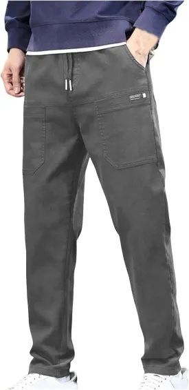 Acegents Multipants - High Stretch Multi-Pocket Durable Cargo Pants, Men's Adult Blue Cargo Pants, XS - 5XL