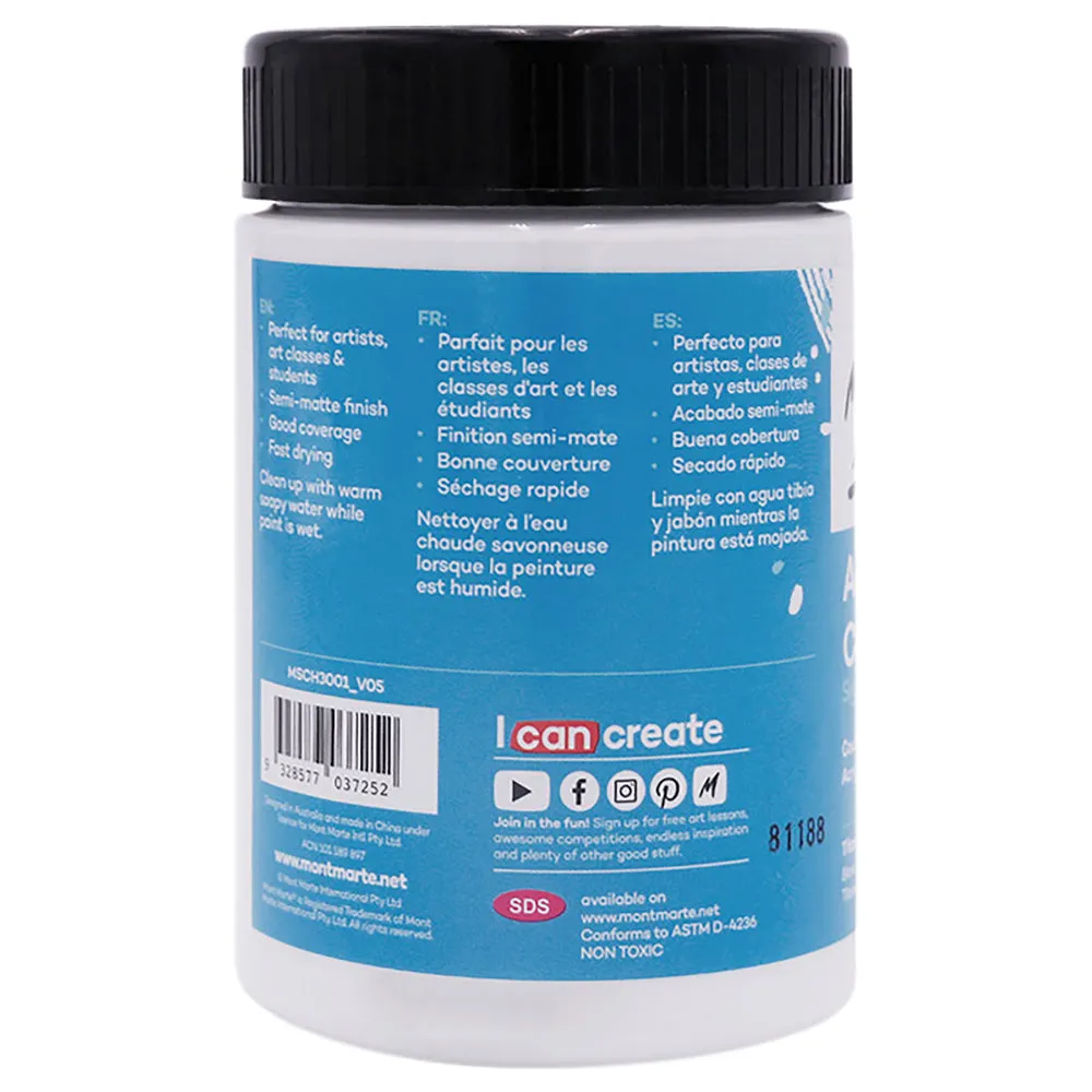 Acrylic Colour Paint Signature 300ml (10.1 US fl.oz) - Titanium White