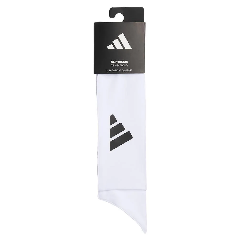 Alphaskin Tie 2 Headband White and Black