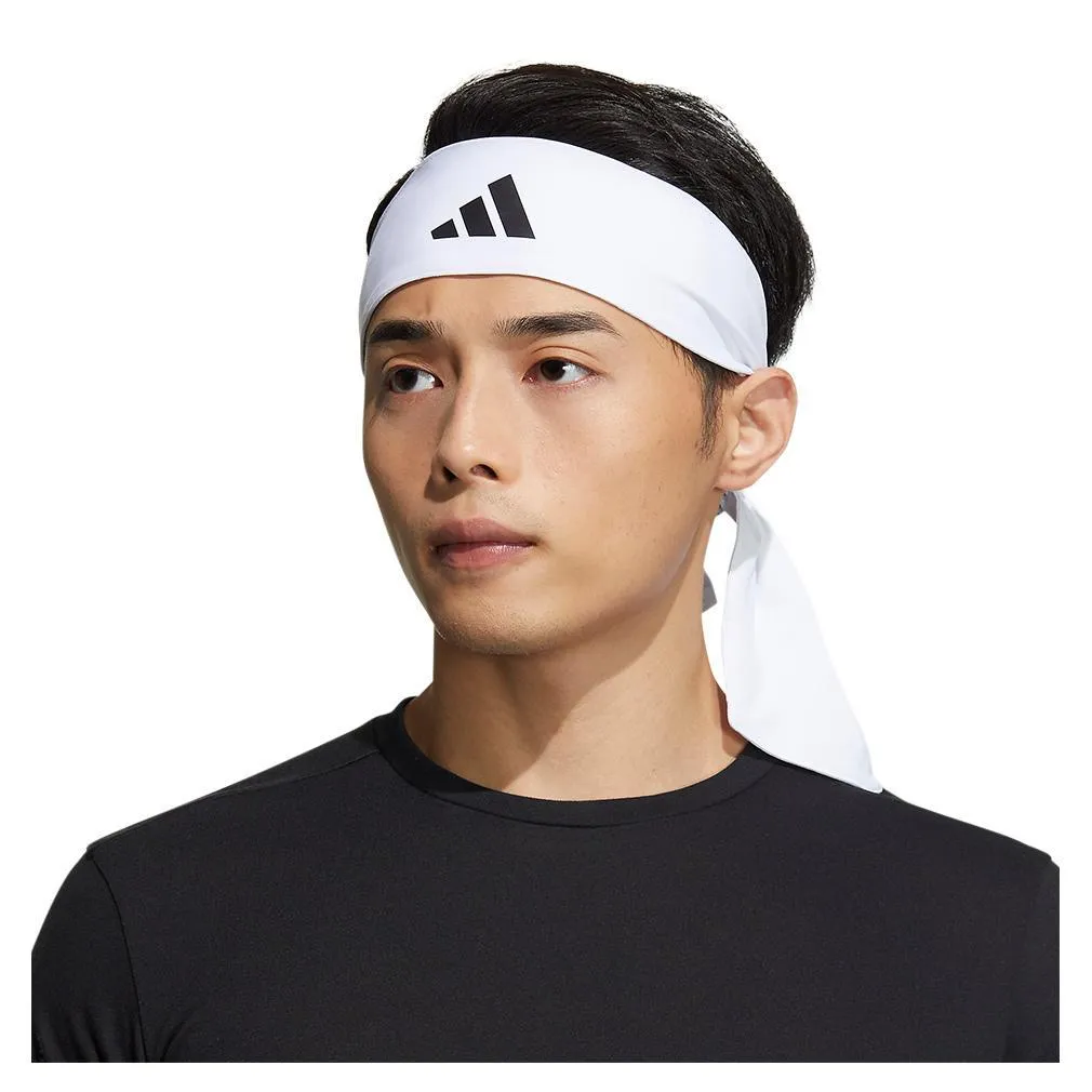 Alphaskin Tie 2 Headband White and Black