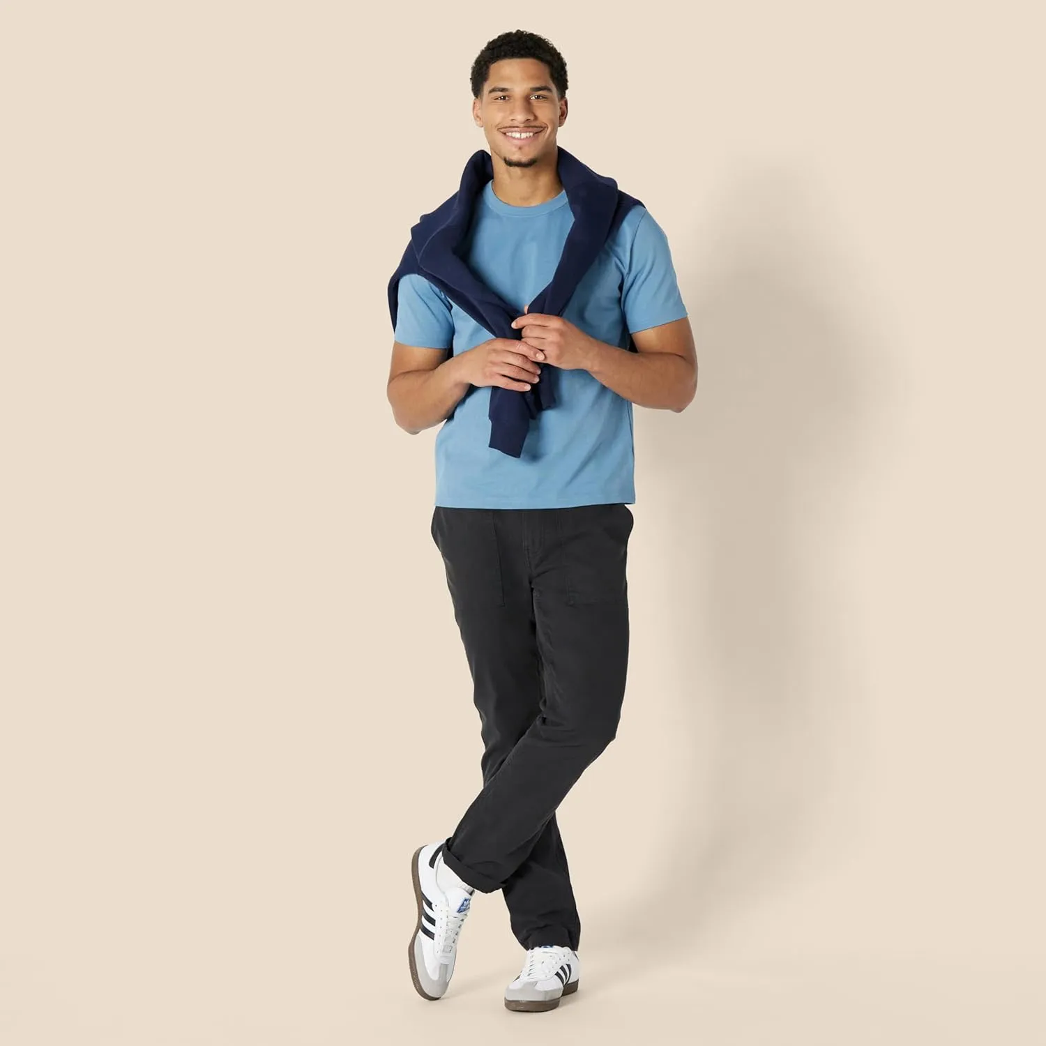 Amazon Essentials Men's Relaxed-Fit Heavyweight Cotton T-Shirt