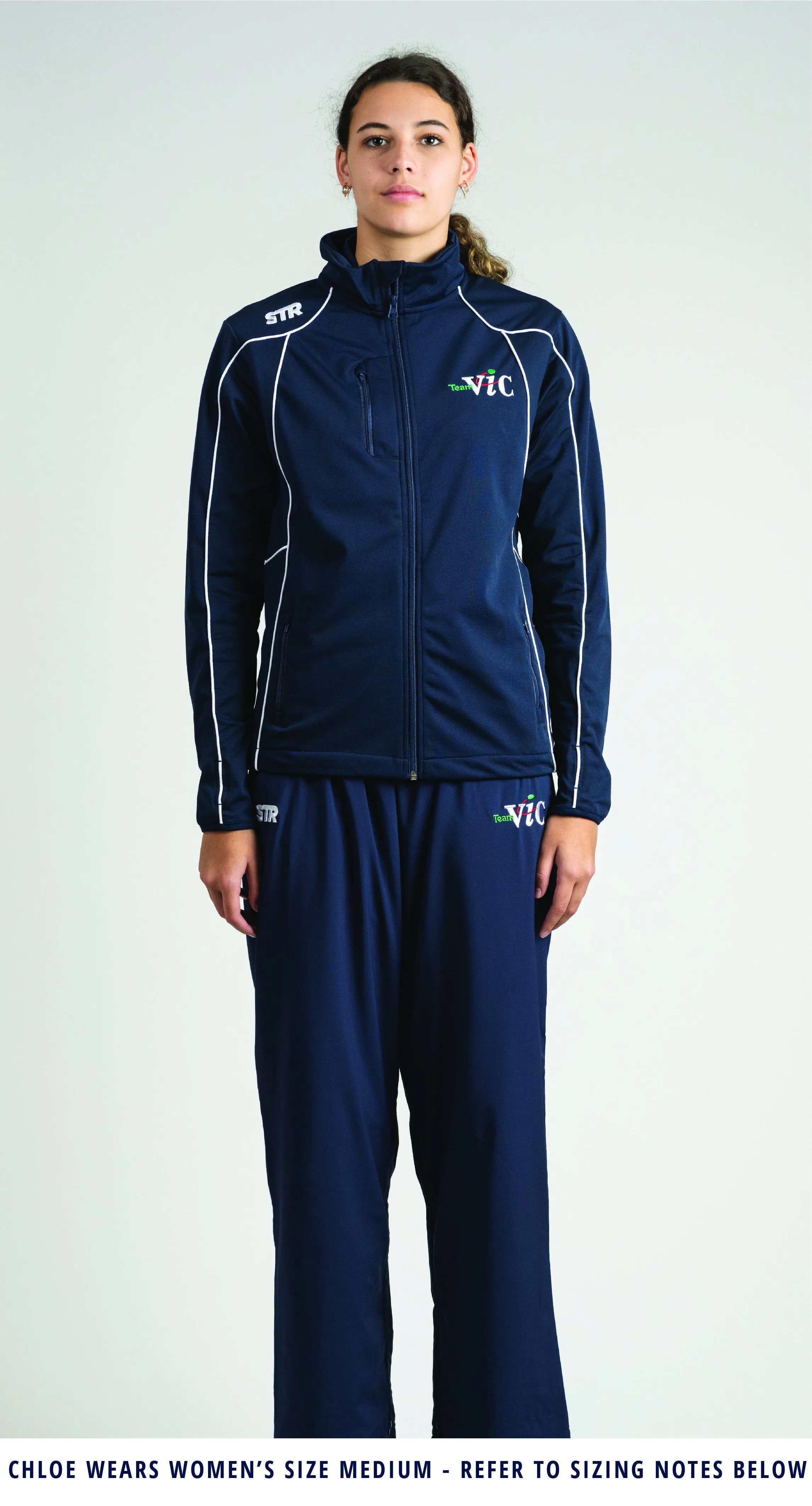 Female Team Vic Straight Leg Tracksuit Pants Tall (2022  Run Out Stock)