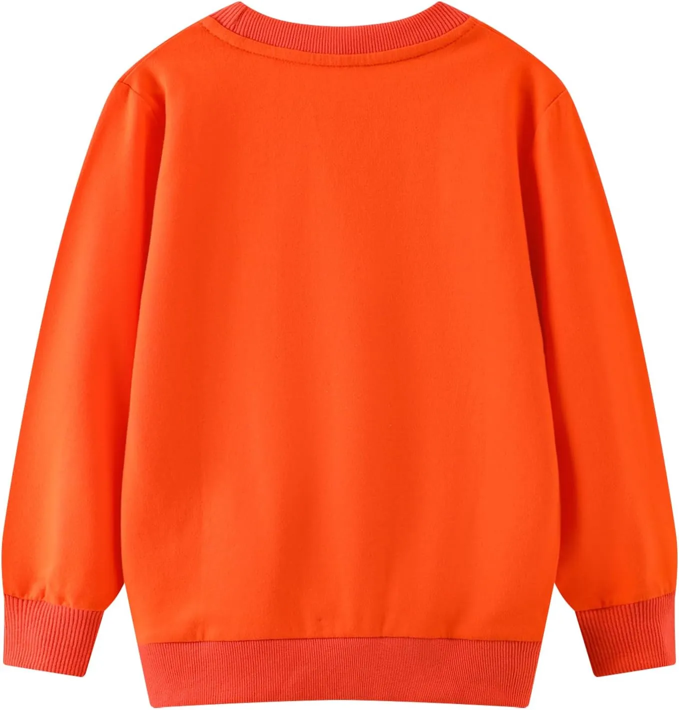 HILEELANG Young Girl Sweatshirts Halloween Christmas Cotton Crewneck Long Sleeve Pullover Tops