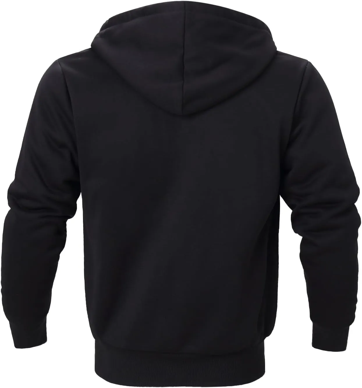 Mens Hoodies Zip Up Thick Sherpa Lined Heavyweight Workout Winter Warm Sweatshirt Jackets