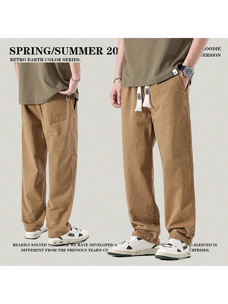 Men'S Washed Loose Joggers