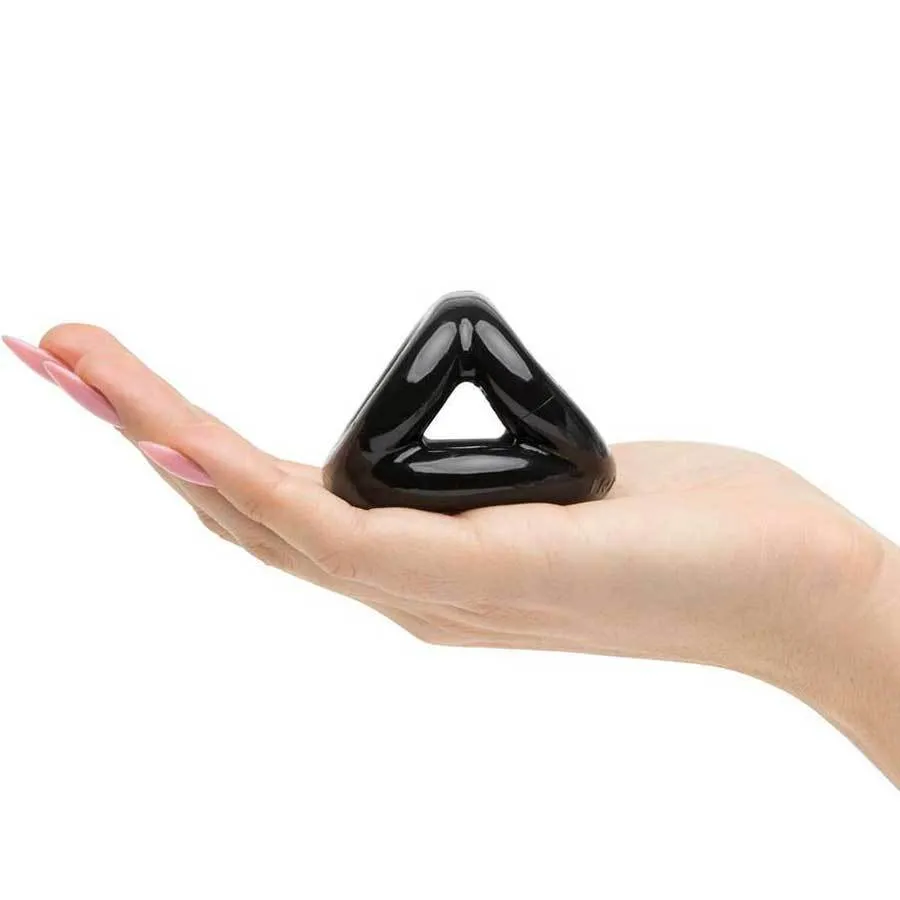 Oxballs Tri-Sport 3 Ring Cock and Ball Ring Stretcher Black