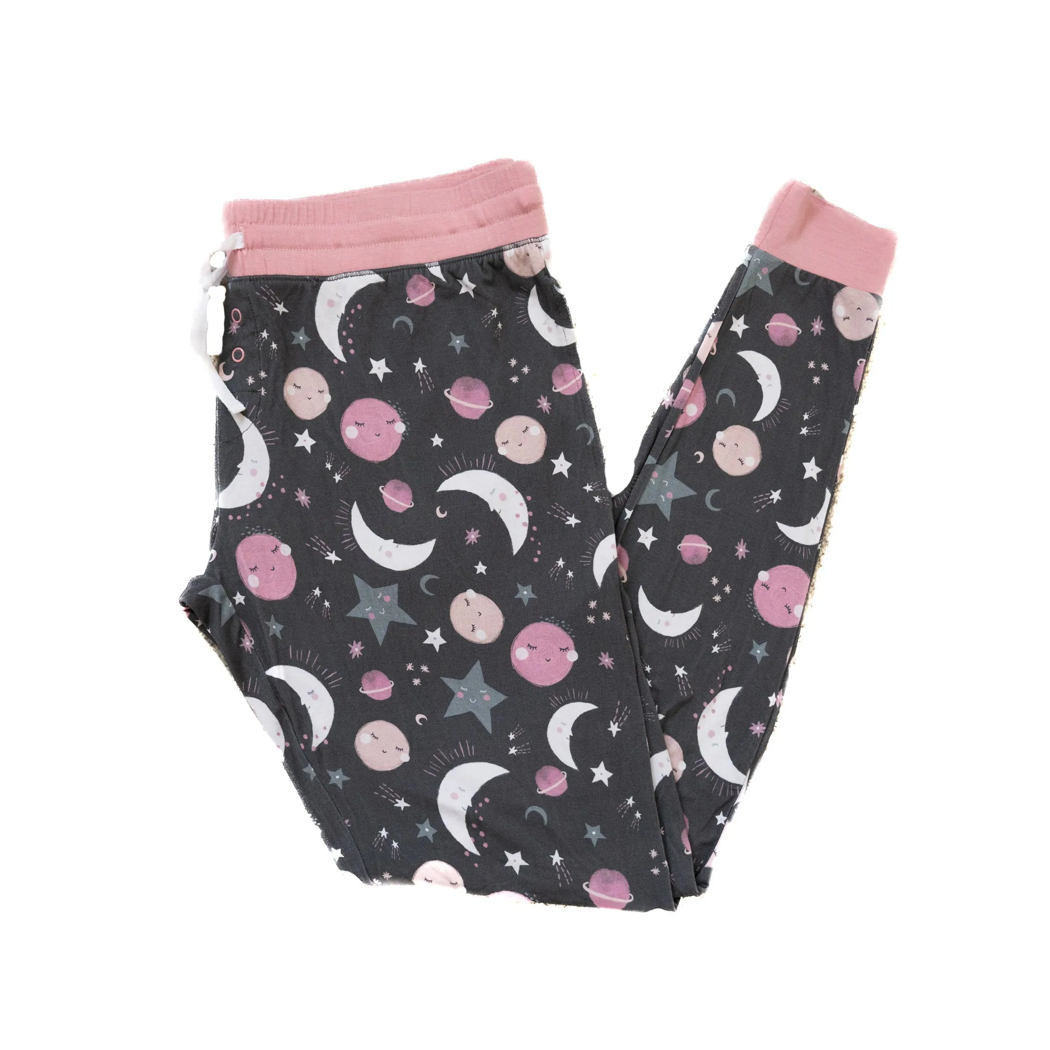 Pink To the Moon & Back Women's Pajama Pants