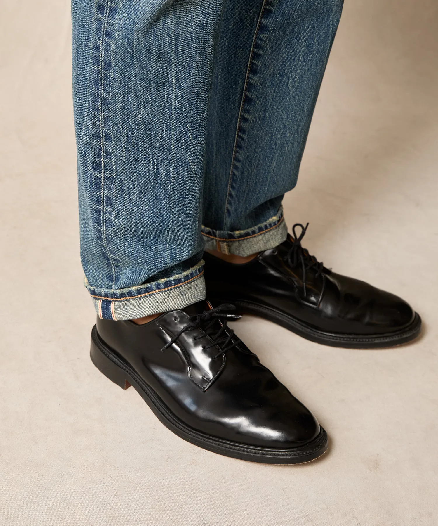 Slim Selvedge Jean in Worn Wash