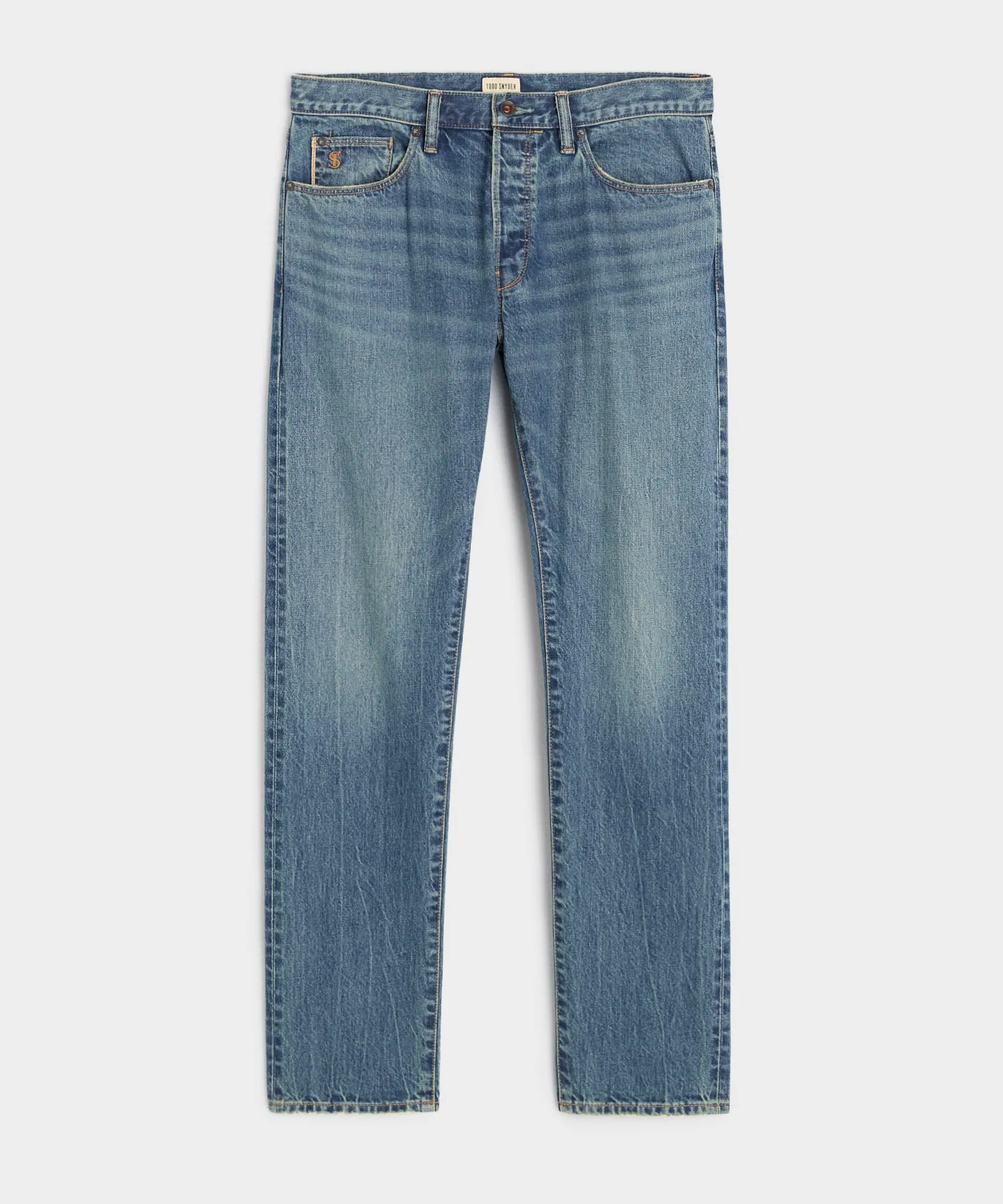 Slim Selvedge Jean in Worn Wash
