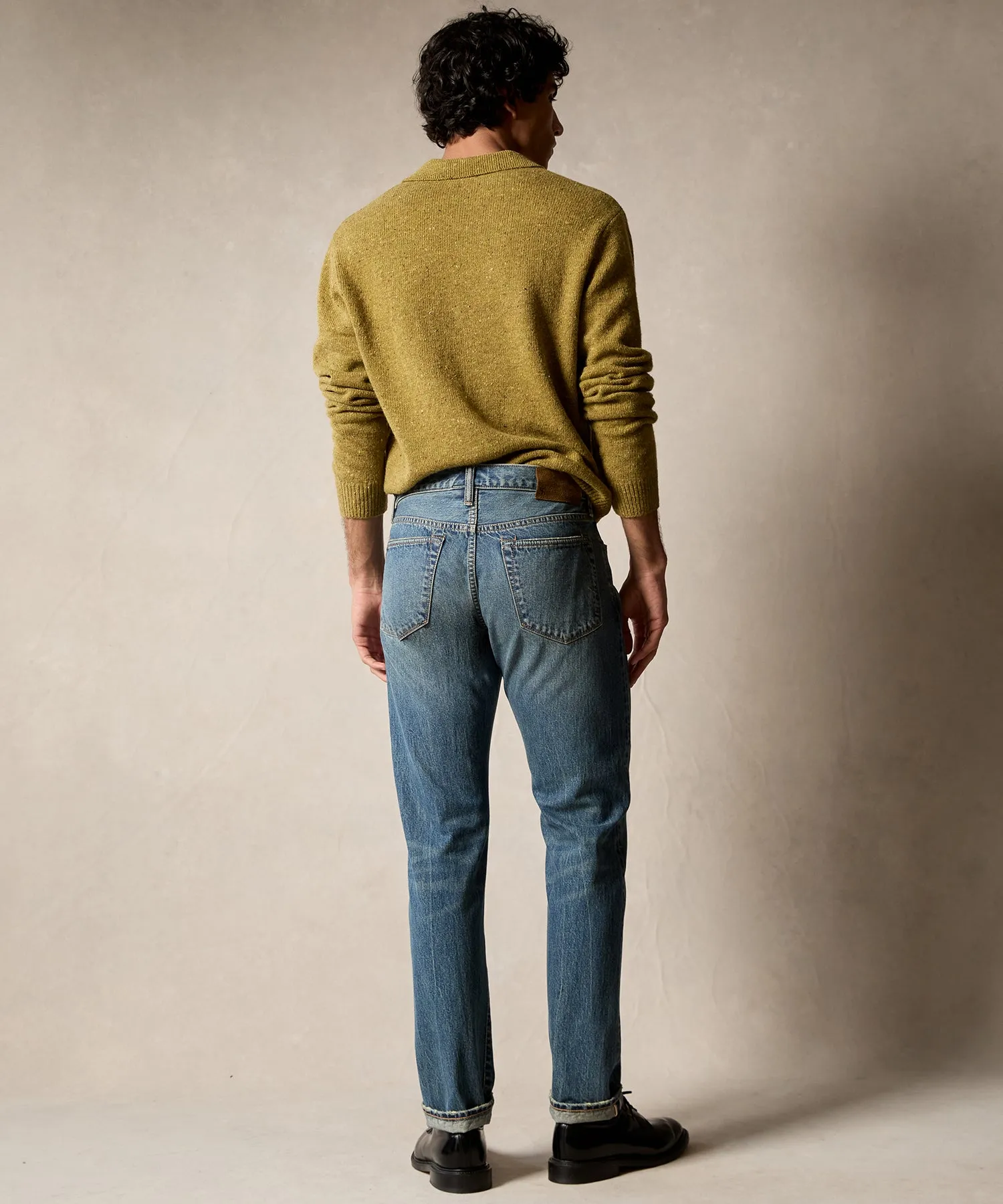 Slim Selvedge Jean in Worn Wash