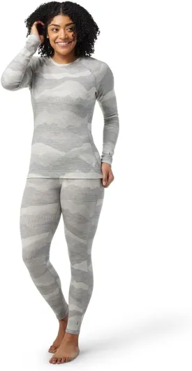 Smartwool Women's Classic Thermal Merino Base Layer Pattern Crew