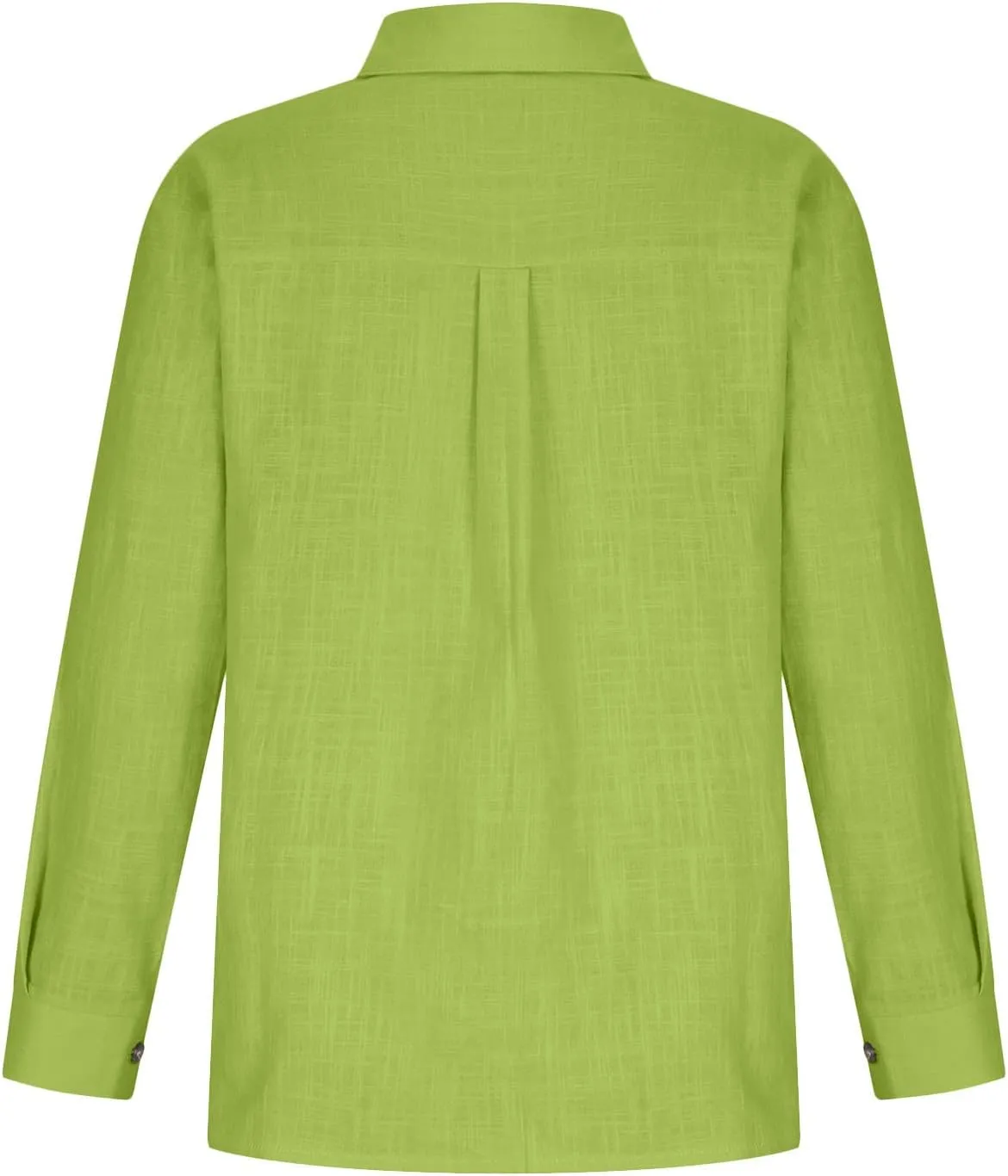 SMIDOW Womens Cotton Linen Button Down Shirt