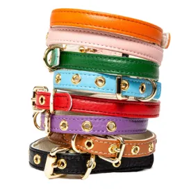 Soft Leather Classic Collar