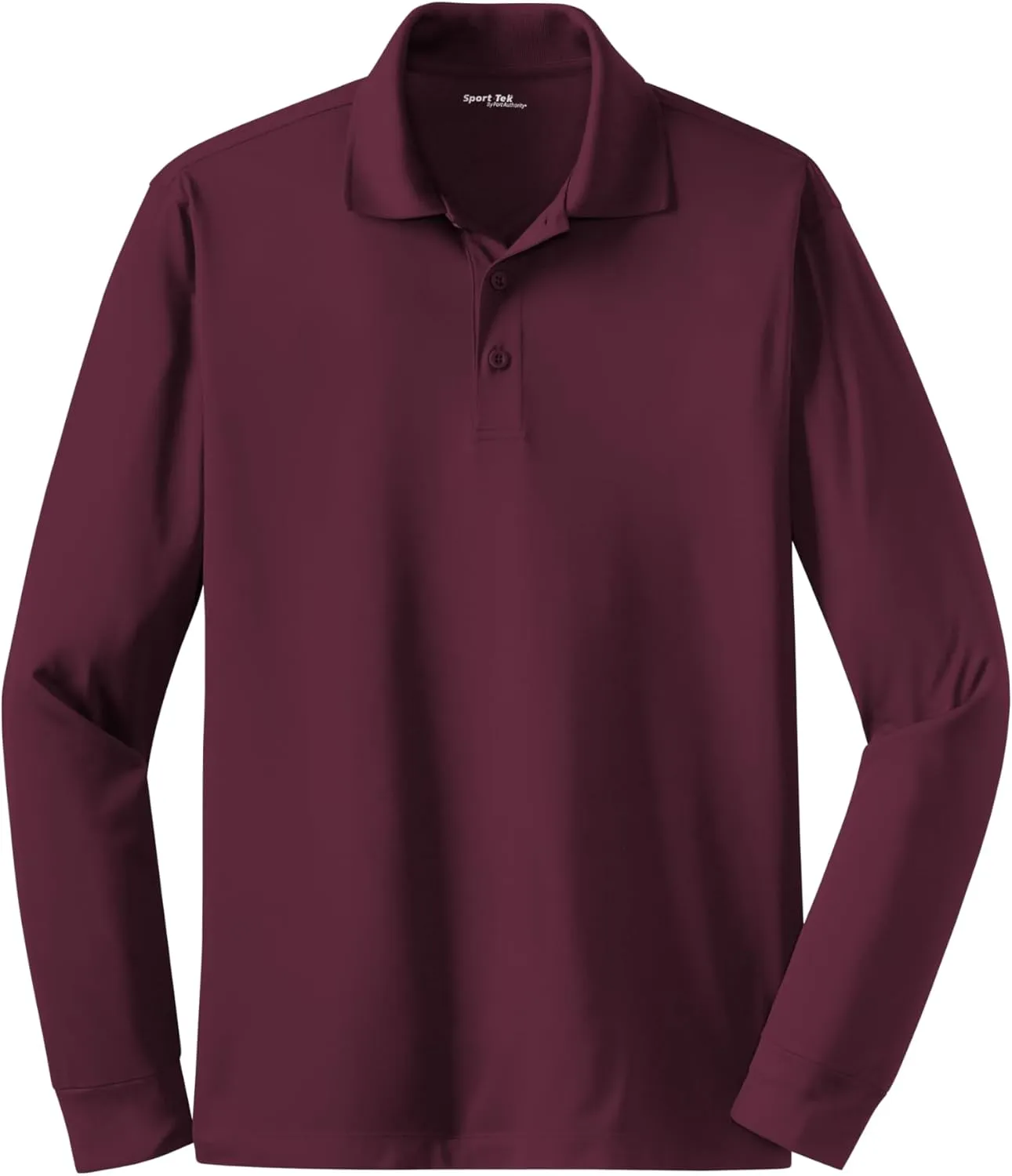 SPORT-TEK Men's Long Sleeve Micropique Sport Wick Polo