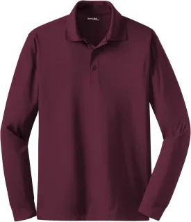 SPORT-TEK Men's Long Sleeve Micropique Sport Wick Polo
