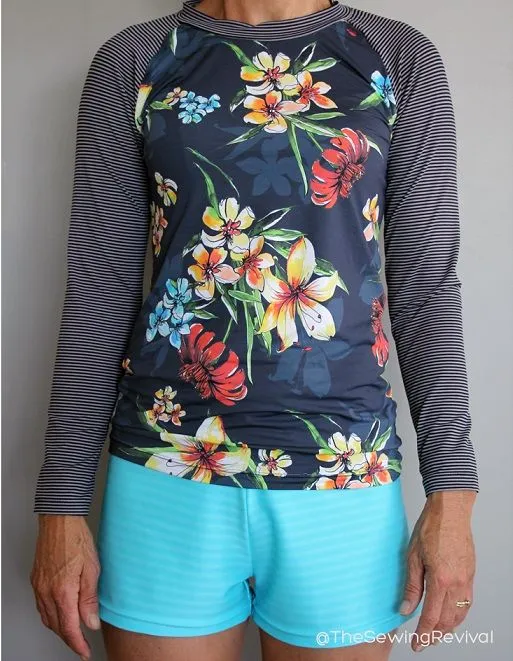 Swimwear - Aqua top & shorts