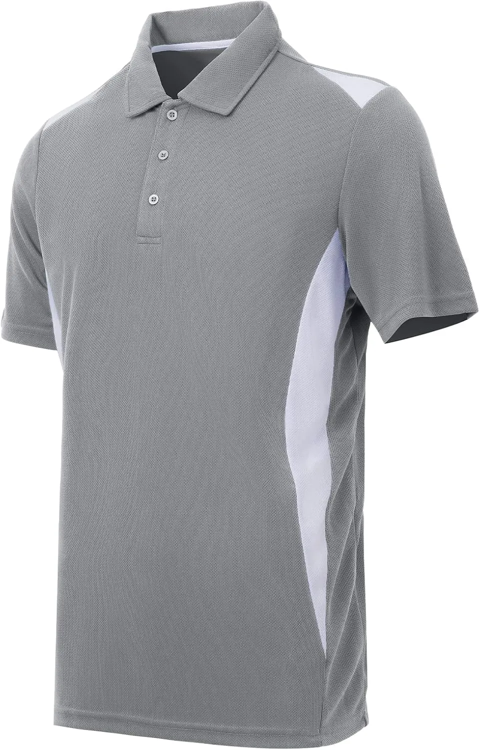 TIHEEN Men's Golf Polo Shirts,Short Sleeve Moisture Wicking Performance Polo Shirts