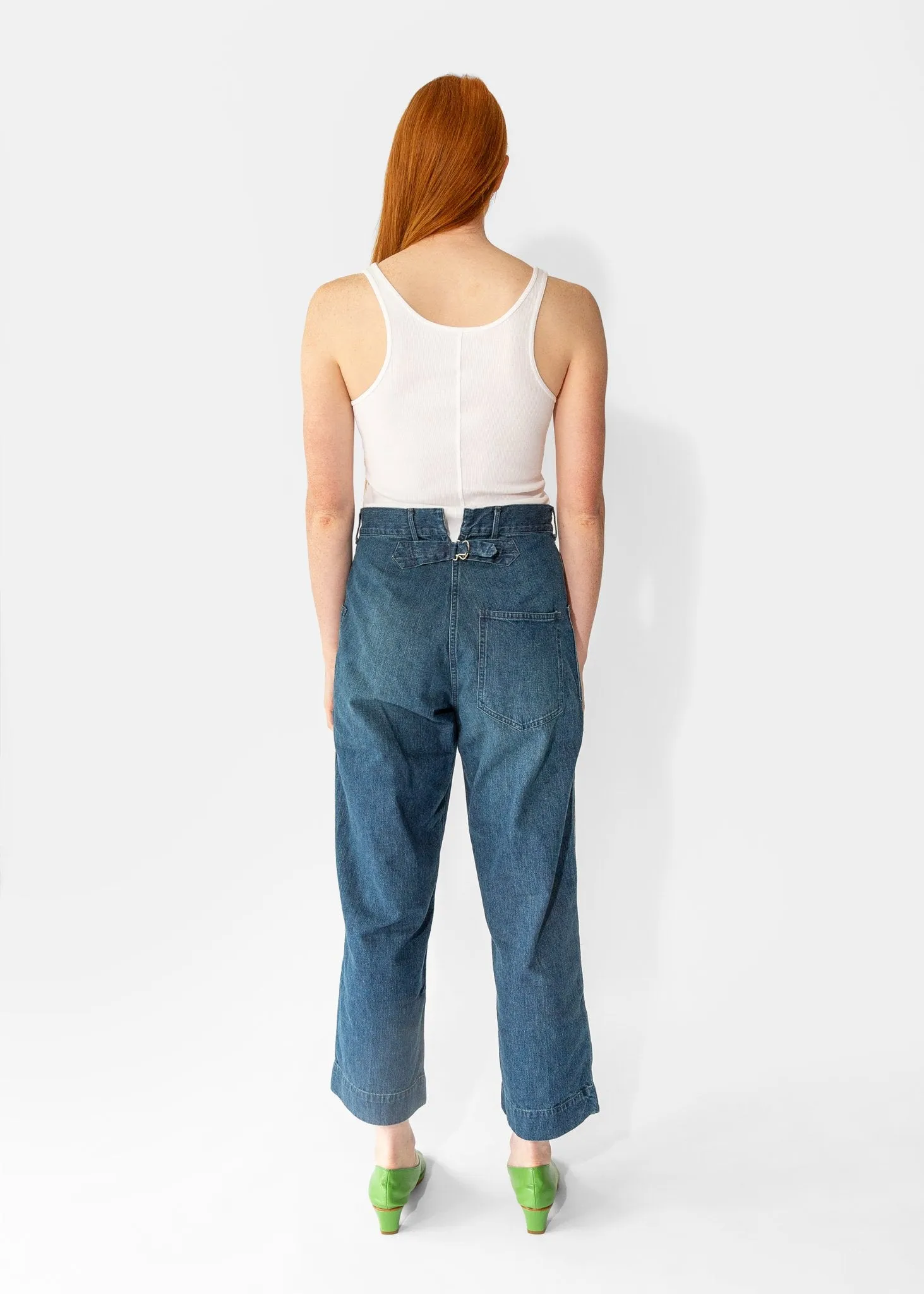 US Navy Work Pants in Indigo