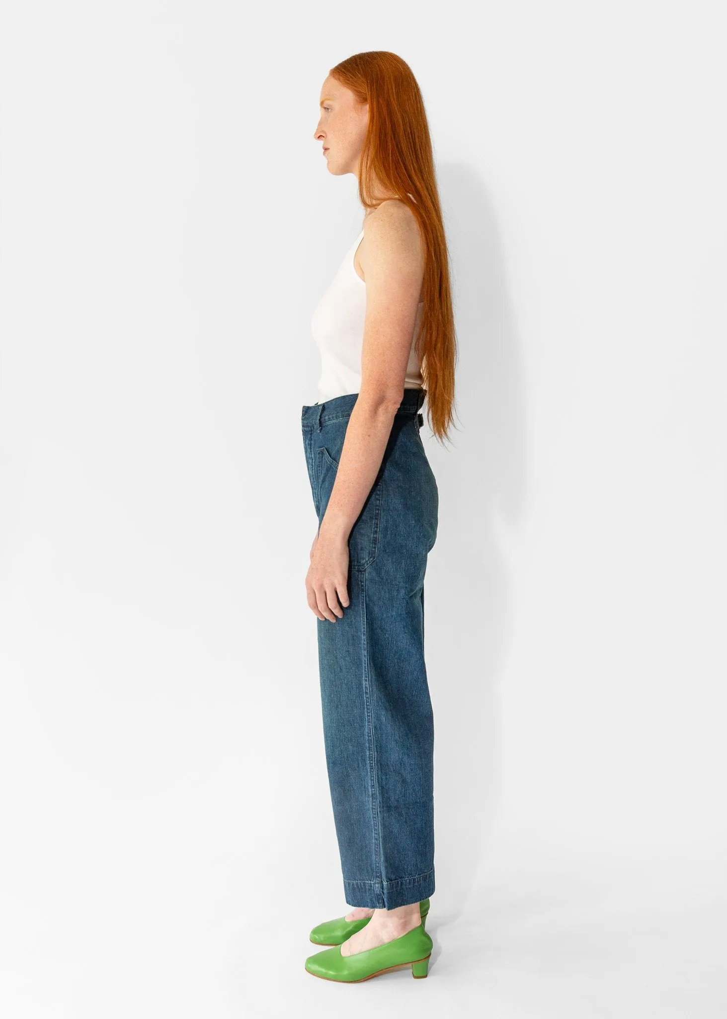 US Navy Work Pants in Indigo