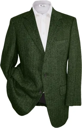 Wemaliyzd Men Western Herringbone Jacket Suit Regular Fit Sport Coat Blazer Centre Vent