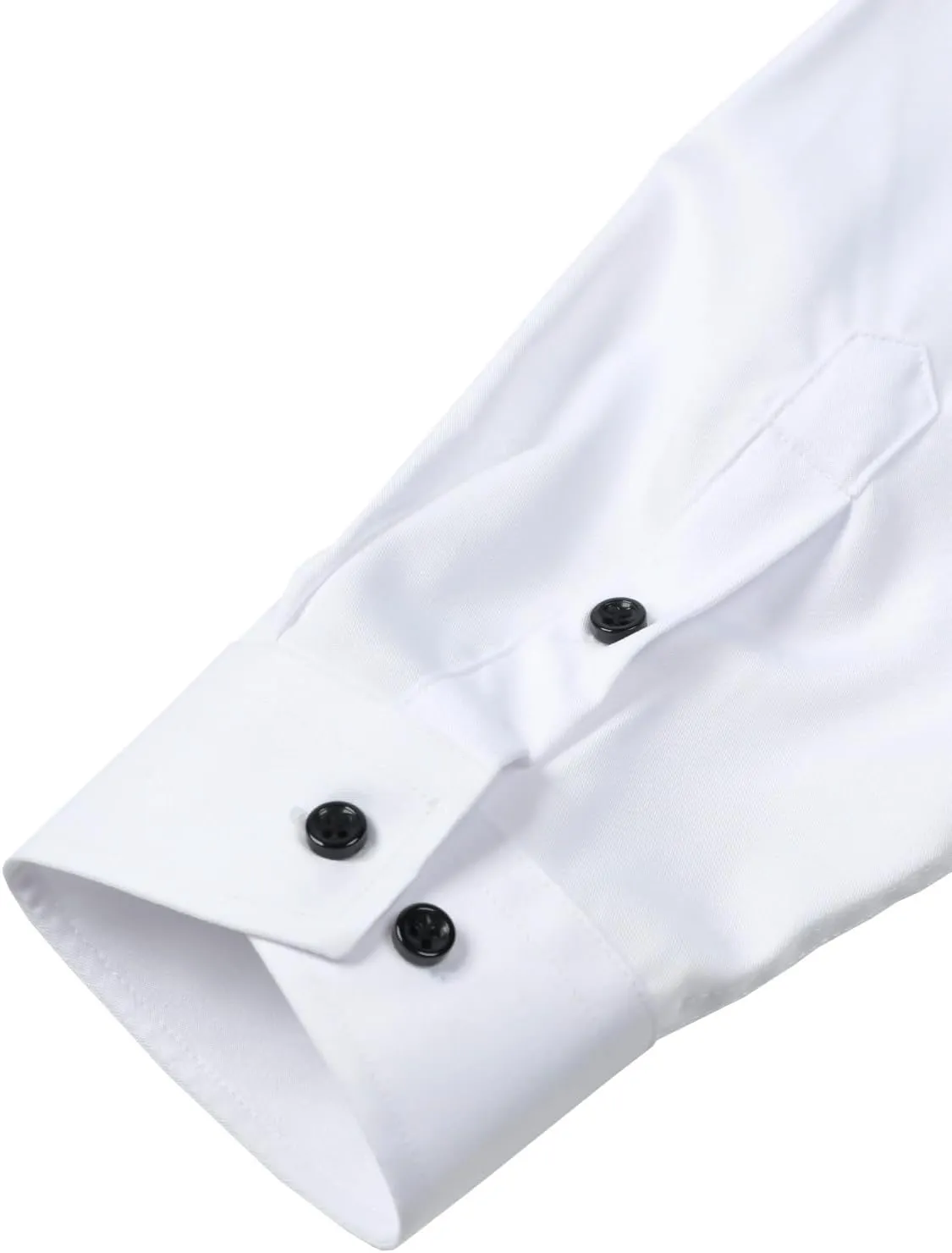 ZEROYAA Men's Long Sleeve Dress Shirt Modern Slim Fit Wrinkle-Free Casual Business Button Up Shirts